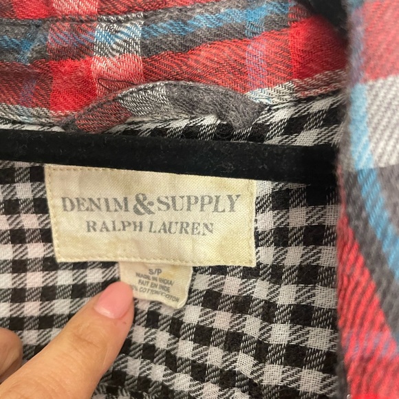 Ralph Lauren Denim Co. Plaid Button Down Size Small - Picture 3 of 3